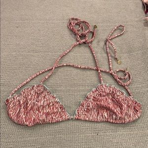 Tori Praver ruffled bikini top